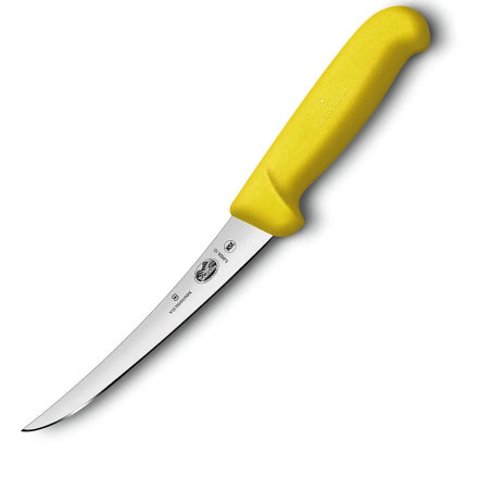 Нож кухонный Victorinox обвалочный желтый 5.6608.15
