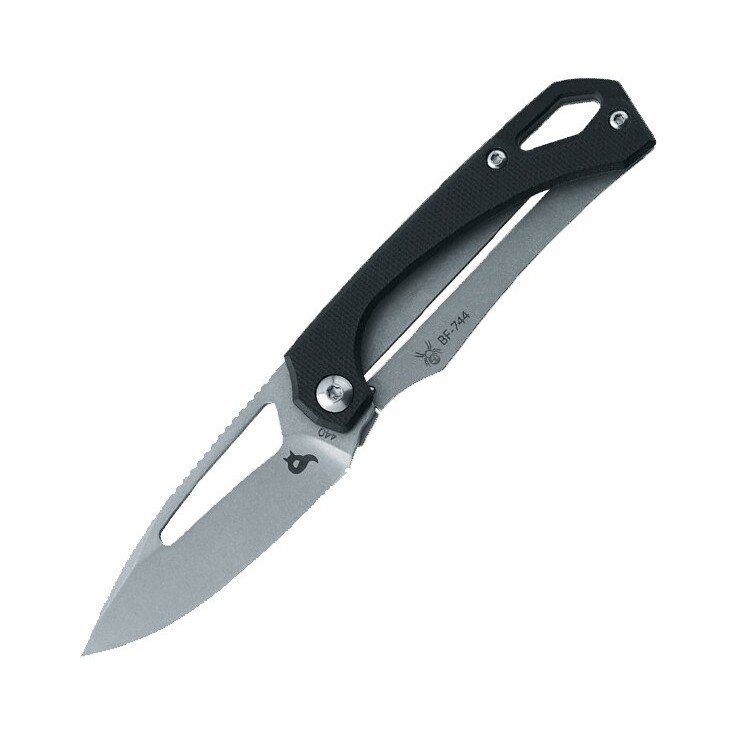 Нож складной Fox Knives Racli рукоять черная G-10 клинок 6см 440 (BF-744)