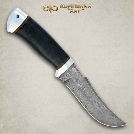 Нож АиР Клык рукоять кожа, алюминий, клинок ZDI-1016, AIR8218