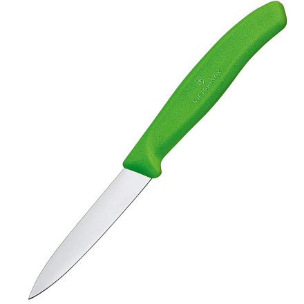 Кухонный нож Victorinox для резки SwissClassic Paring зеленый 6.7606.L114