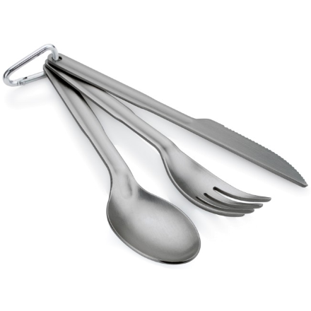 Ложка-вилка-нож GSI Ring Cutlery Set Gray, GSI70505