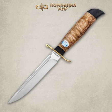 Нож АиР Финка-2 Вача рукоять карельская береза, клинок 95х18, AIRF0000008587