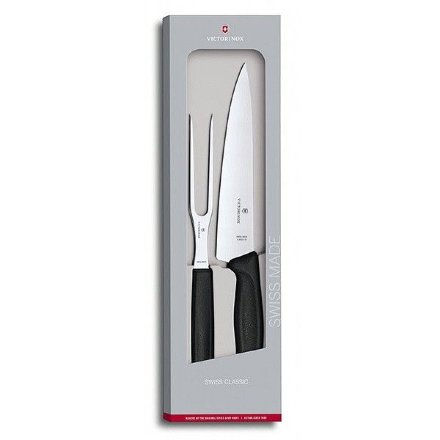 Набор кухонных ножей Victorinox Swiss Classic Kitchen 2шт черный подарочная коробка 6.7133.2G