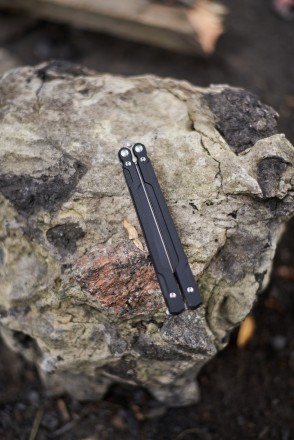 Нож-бабочка Ganzo G766-BK, черный