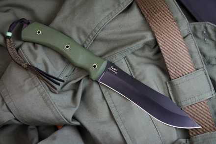 Нож Kizlyar Supreme Safari AUS-8 Black