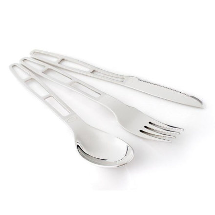 Ложка-вилка-нож GSI Glacier Stainless 3 Pc Cutlery Set, GSI61004