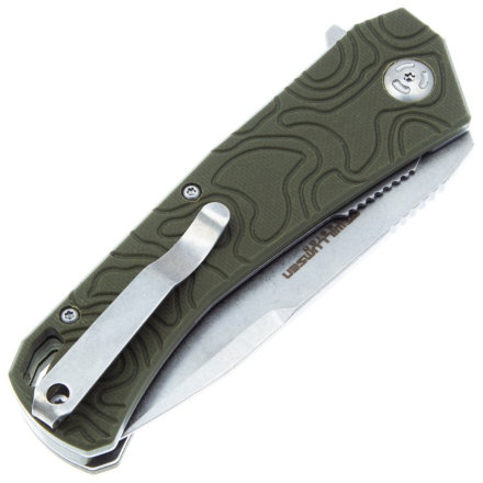 Нож складной Fox Knives Echo 1 рукоять зеленая G-10 клинок 8,5см 440С (BF-746 OD)