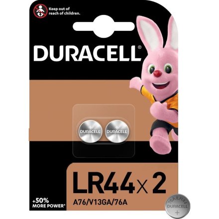 Батарея Duracell LR44-2BL A76 (2шт/блистер), 862483