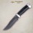 Нож АиР Клычок-1 рукоять кожа, алюминий, клинок ZD-0803, AIR8225