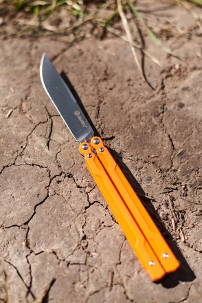 Нож-бабочка Ganzo G766-OR, оранжевый