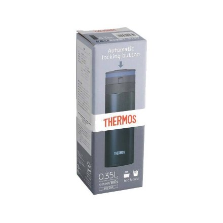 Термос для напитков Thermos JNS-350-BK 0.35л. черный-синий (924650)
