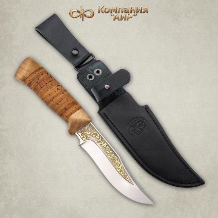 Нож АиР Клычок-1 рукоять кап, клинок с золочением ЭИ-107, AIR8233