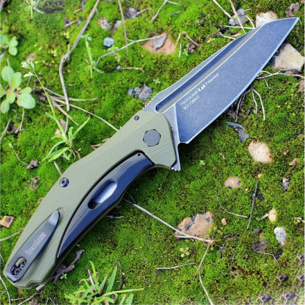 Нож Kershaw 7007OLBW Natrix оливковый