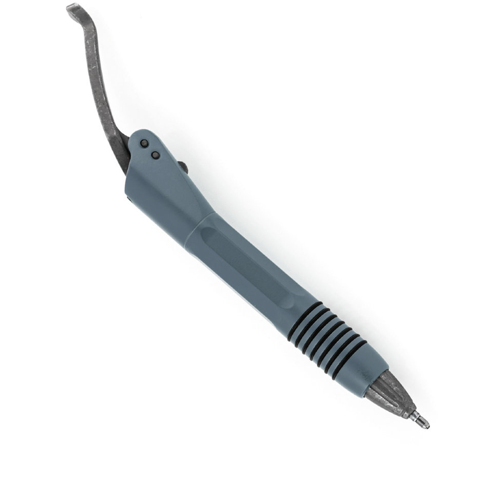 Ручка шариковая Microtech Siphon II стальная серая (401-SS-GYAP)