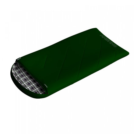 Спальный мешок Husky Gary -5С 220x90см правый зелёный, 112297