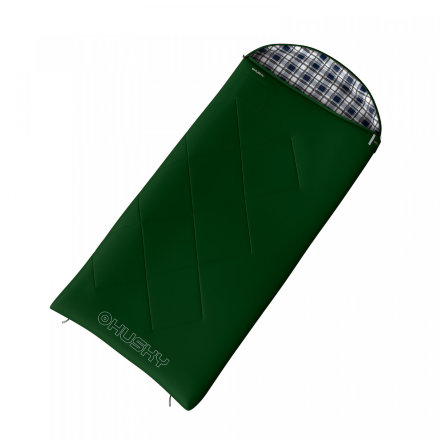 Спальный мешок Husky Gary -5С 220x90см правый зелёный, 112297