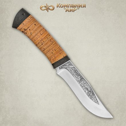 Нож АиР Клычок-3 рукоять береста, клинок 100х13м, AIR4032