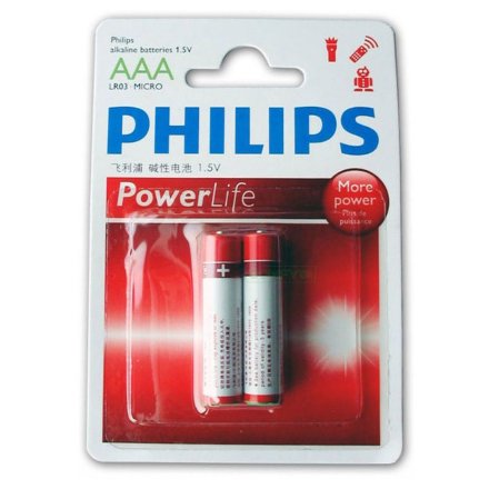Батарейка Philips Powerlife LR03