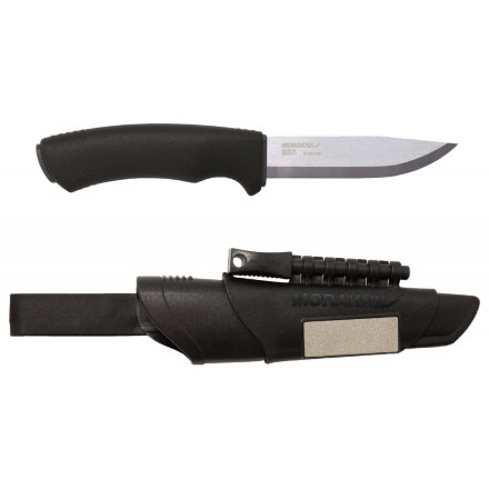 Нож Morakniv BushCraft Survival, нержавеющая сталь, черный, 11835 (без упаковки, дефекты клинка), 11835dis