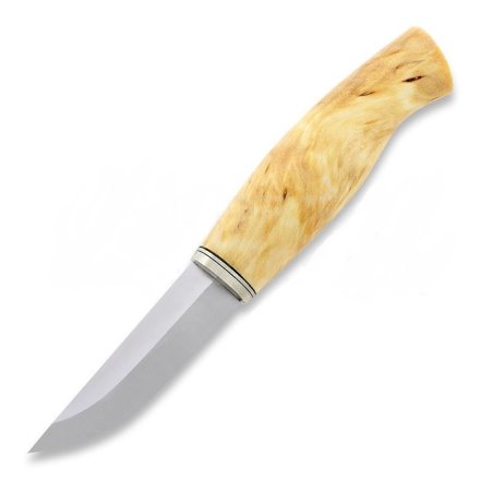 Нож Ahti Puukko Janka RST сталь Sandvik 12С27 рукоять карельская береза (9617RST), 9617rst
