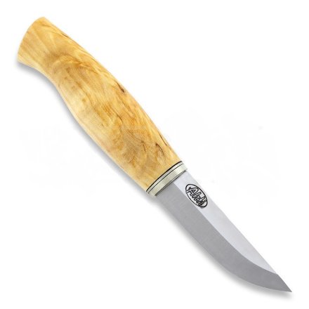 Нож Ahti Puukko Janka RST сталь Sandvik 12С27 рукоять карельская береза (9617RST), 9617rst