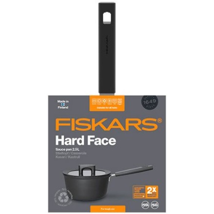 Ковш Fiskars 2,5 л с крышкой Hard Face (1052235)
