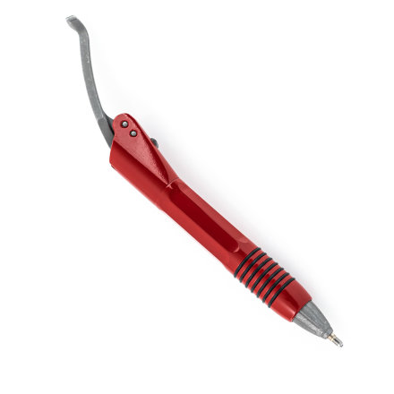 Ручка шариковая Microtech Siphon II стальная красная (401-SS-RDAP)