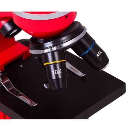 Микроскоп Bresser Junior Biolux SEL 40–1600x красный, 74320