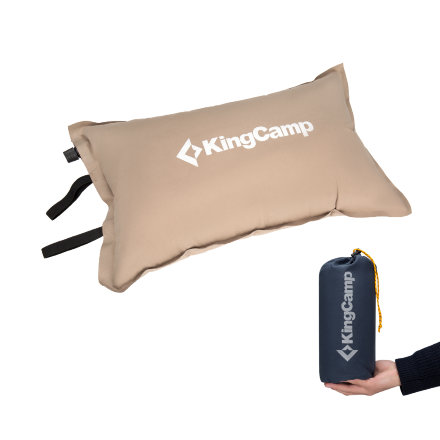 Подушка надувная KingCamp Travel Pillow бежевый 3567, 109747