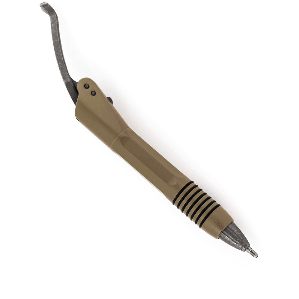 Ручка шариковая Microtech Siphon II стальная песочная (401-SS-TAAP)