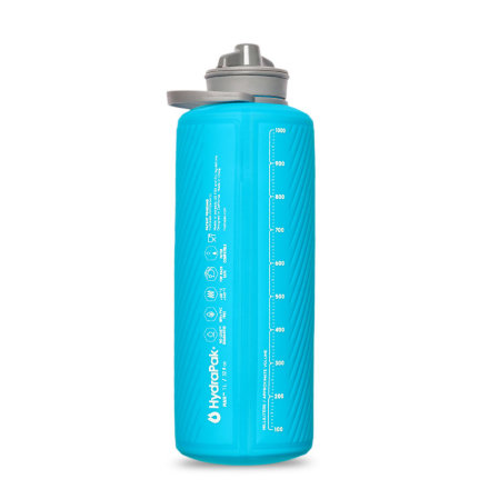 Мягкая бутылка для воды HydraPak Flux 1л голубая (GF410HP)