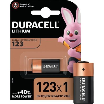 Батарея Duracell Ultra CR17345 CR123A (1шт/блистер), 528048