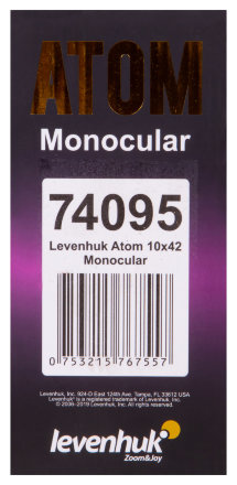 Монокуляр Levenhuk Atom 10x42, LH74095