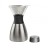 Кофеварка портативная Asobu Pour Over 1 литр, серебристая, PO300Silver/Black