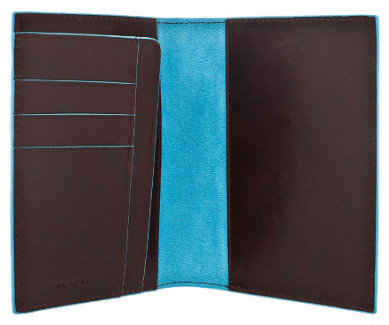 Обложка для паспорта Piquadro Blue Square PP1660B2/MO коричневый натуральная кожа, 362159