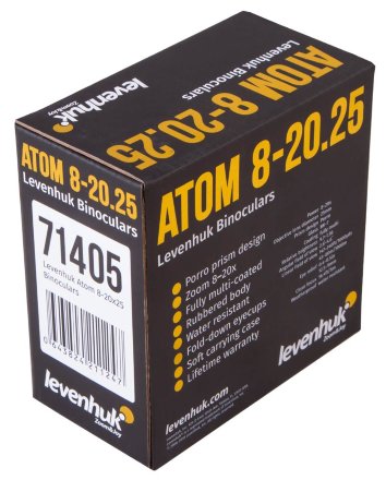 Бинокль Levenhuk Atom 8–20x25, LH71405