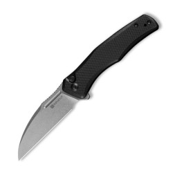 Складной нож SENCUT Watauga D2 Steel Stonewashed Handle G10 Black