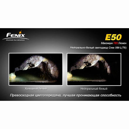 Фонарь Fenix E50 CREE XM-L T6, E50T6