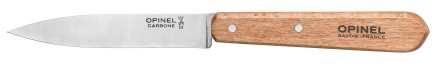 Уцененный товар Набор Opinel из двух ножей N°102, углеродистая сталь, для очистки овощей. (Лезвие закреплено в рукояти , чуть ниже горизонта рукояти)