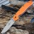 Нож Ontario RAT-1 клинок сатин D2, рукоять оранжевая, 8867OR