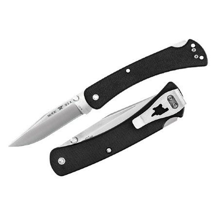 Нож складной Buck 110 Slim Pro черный G-10, 0110BKS4