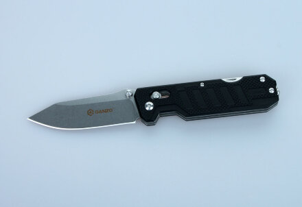 Уцененный товар Нож Ganzo G735 черный(Полный комплект. Состояние 4+)