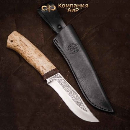 Нож АиР Клычок-3 рукоять карельская береза, клинок 95х18, AIR4035