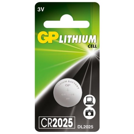 Батарея GP Lithium CR2025 (1шт/блистер), 862973