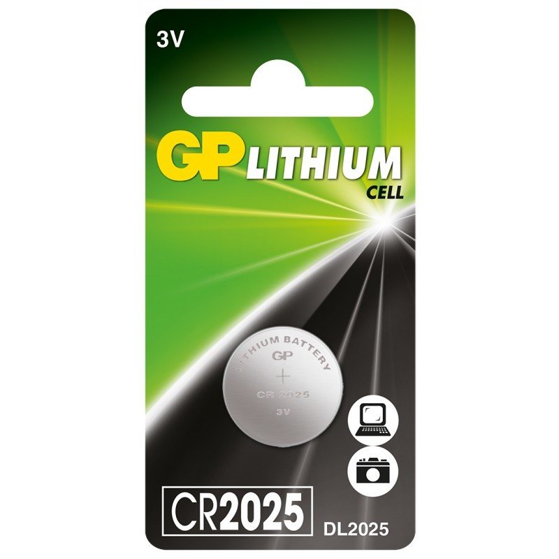 Батарея GP Lithium CR2025 (1шт/блистер)