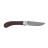 Нож Stinger FK-9905 , 105 мм, рукоять: сталь/дерево, серебр.-корич., картонная коробка