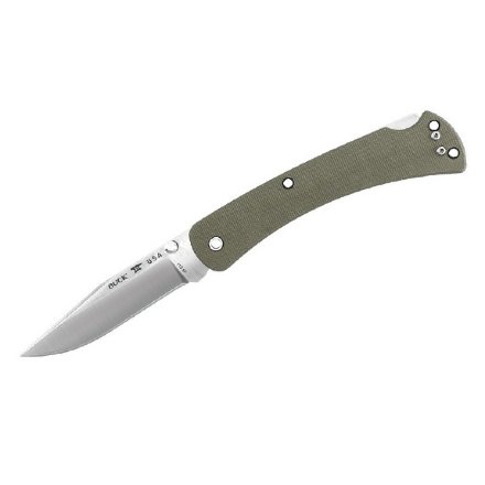 Нож складной Buck 110 Slim Pro зеленый, микарта, 0110ODS4