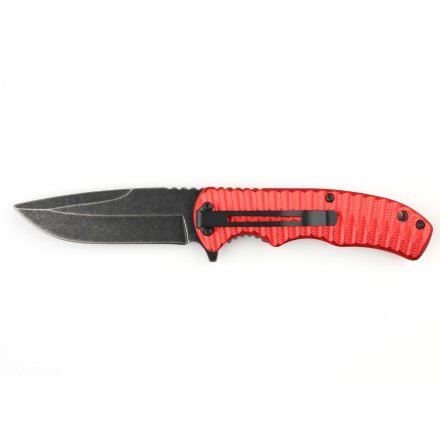 Нож Stinger FK-A175BK , 92 мм, красный