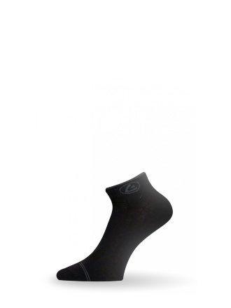 Носки Lasting ACN 908 cotton+polyamide, черный с серыми полосками, размер XL, ACN908-XL