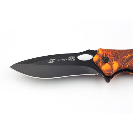 Нож Stinger FK-C051 , 92 мм, оранжевый